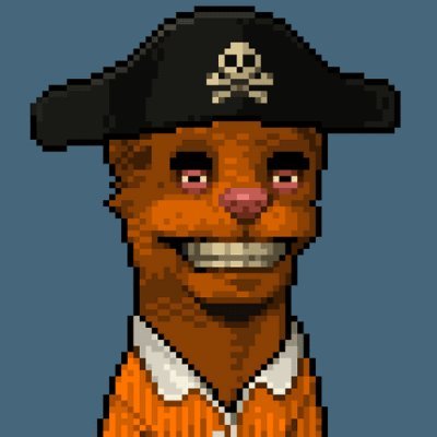 GuTTedPoSSuM pixel art possum pirate avatar